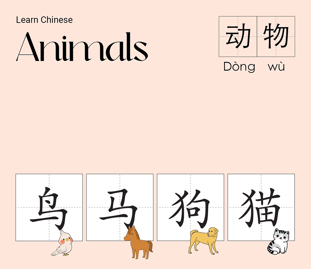 Learn Chinese Through Animals (动物, Dòngwù): A Fun and Engaging Way to ...